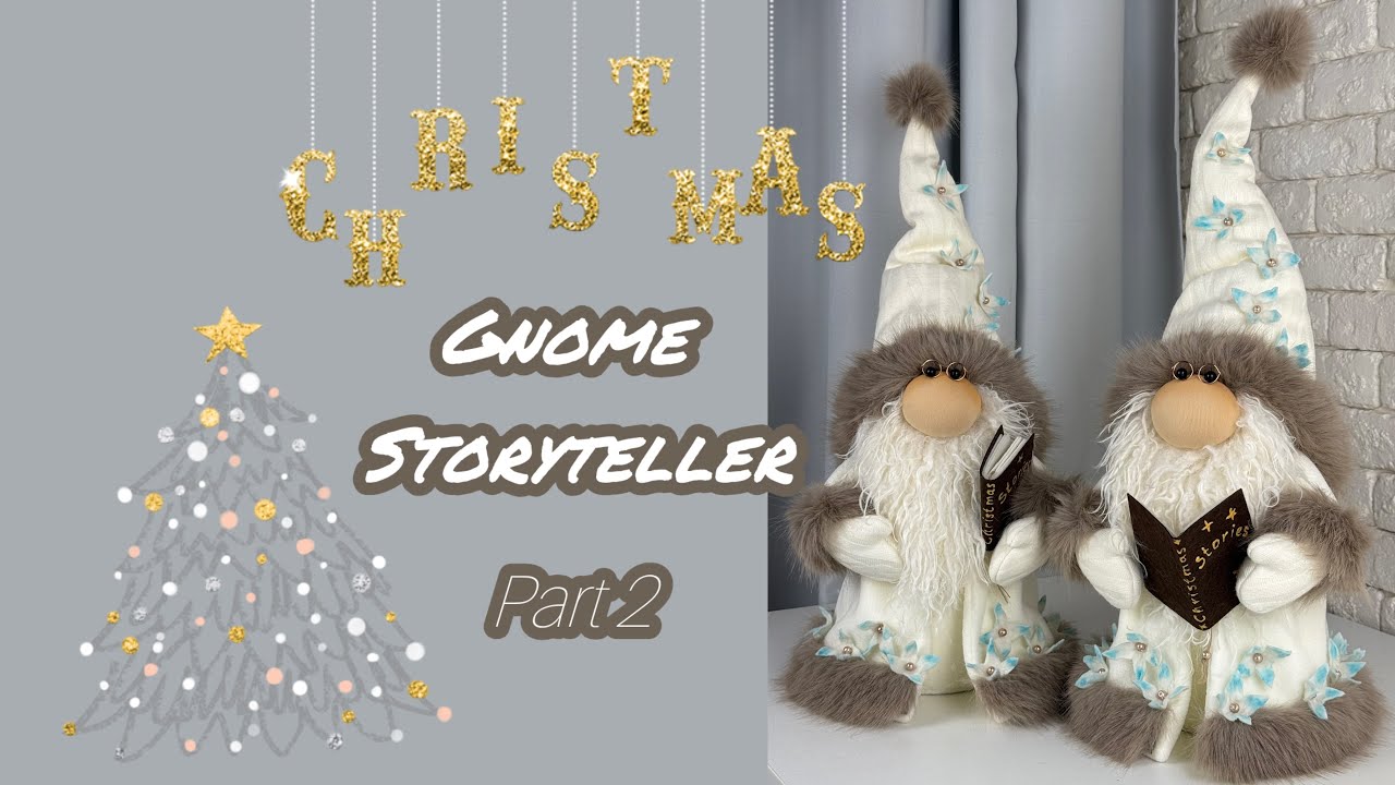 Мастер-класс по созданию зимнего гнома в скандинавском стиле 🧵 Уютная идея рождественского декора...