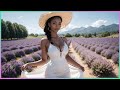 Ai  art  secrets in french provences lavender fields