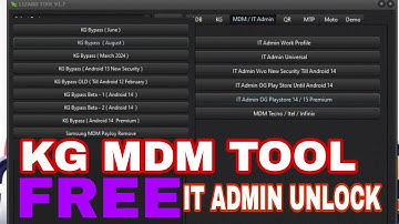 #2025 MDM TOOL FREE / IT ADMIN KG MDM UNLOCK ANDROID VERSION 15 16/#kg #mdm #itadmin #android15 #frp