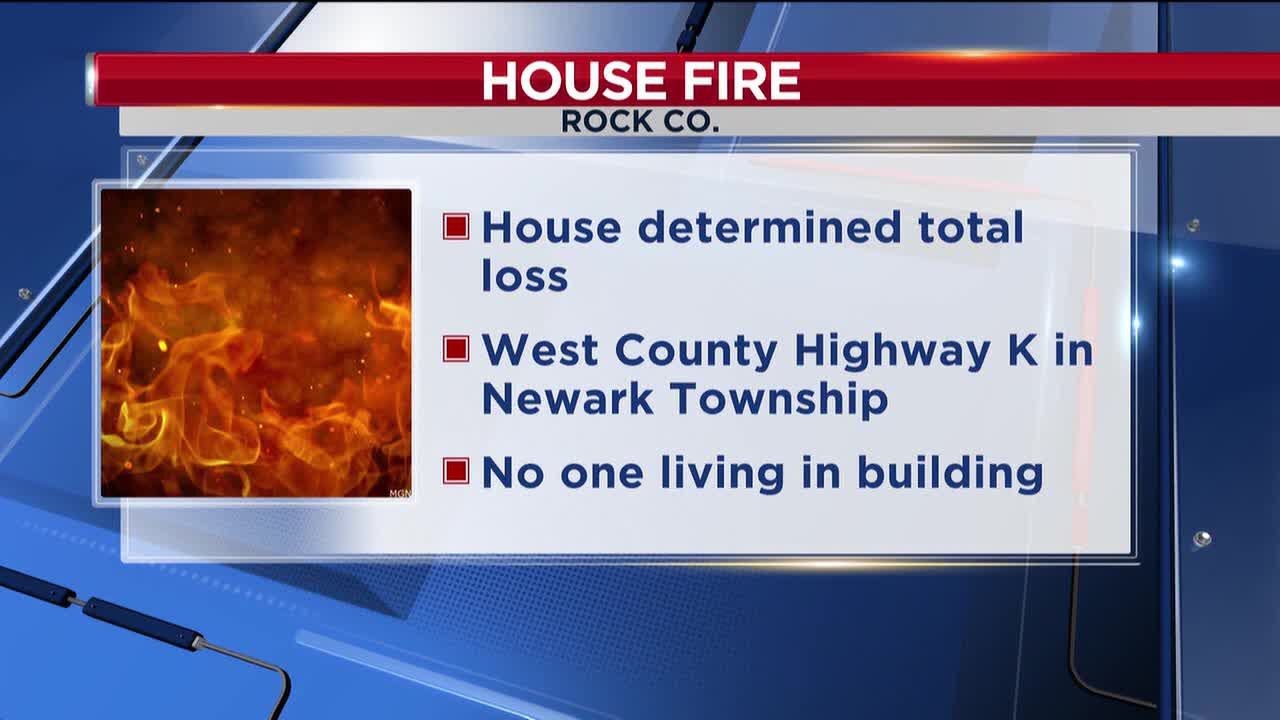 Newark Township home a total loss after fire - YouTube