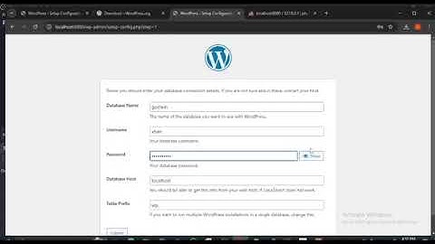 Part 3. Installation of WordPress on the Local server