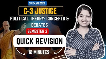 Unit-3 Justice Political Theory Concepts & Debates | SEM 3 DU 2025 | STUDYSHIP WITH KRATI 2