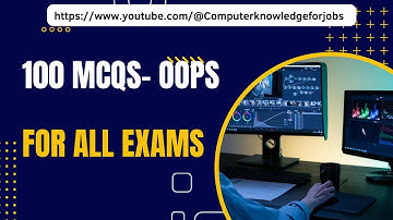 Top 100  Object Oriented Programming MCQs |  Oop MCQ