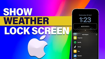How to Show Weather on iPhone Lock Screen