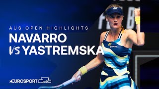 Emma Navarro v Dayana Yastremska | Round Three | Australian Open 2024 Highlights 🇦🇺