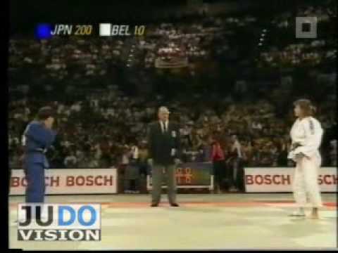 japan countryhumans JUDO 1999 World Championships: Keiko Maeda (JPN) - Gella Vandecaveye (BEL)