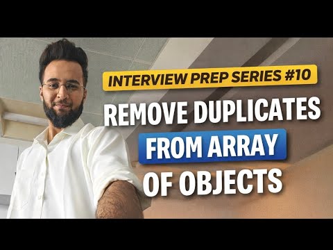 Remove Duplicates in JavaScript WITHOUT Using Set | Pure Logic & Loops Explained