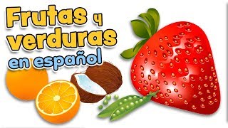 fruits and vegetables in spanish cartoons for babies and kids in spanish