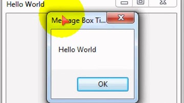 Hello World (Visual Basic 2008/2010) - VB.NET Tutorial In Sinhala