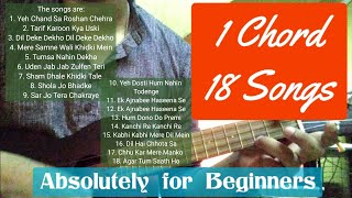 Video thumbnail of "18 Songs on Ukulele using 1 Chord only | Lesson for Beginners | Mash-up Tutorial | Nabendu Das"