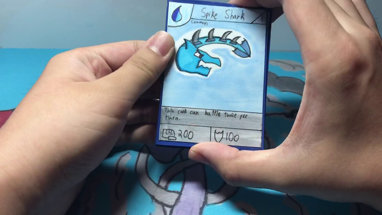Homemade tcg First Set 6 Cards (Dimension Battles) YouTube