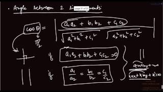 Math (XI/XII/JEE) - Revision - P41 - 3d Geometry