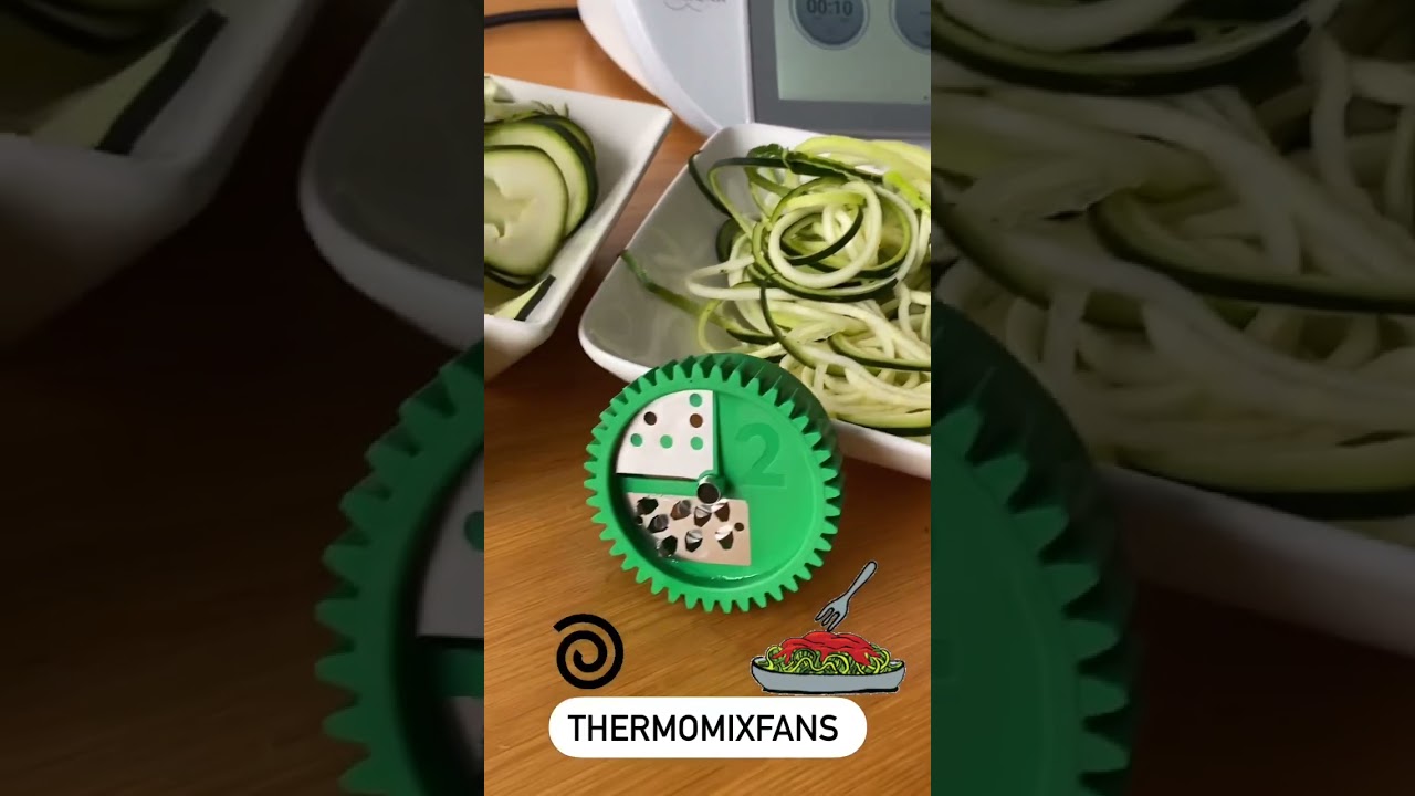 Nuevo accesorio Thermomix! Para hacer espirales y zoodles!
