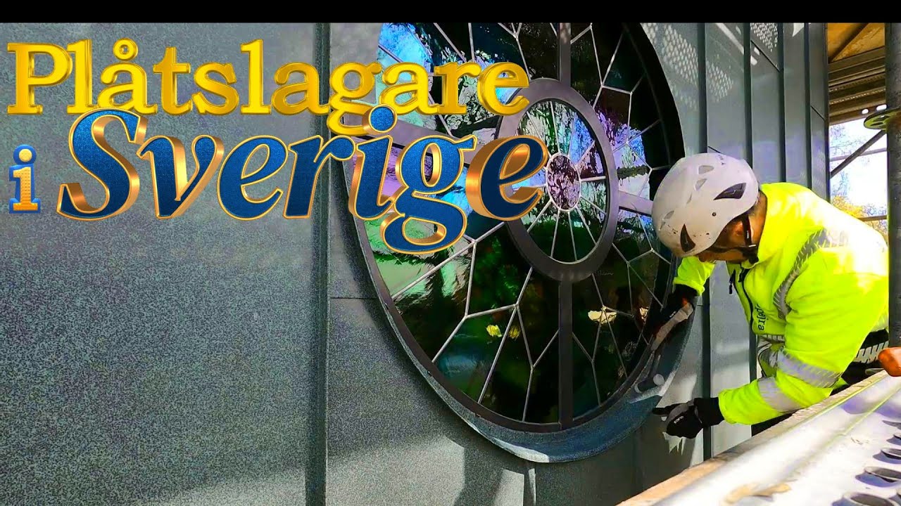 Hur gör man en rund fönsterbleck.Plåtslagare.