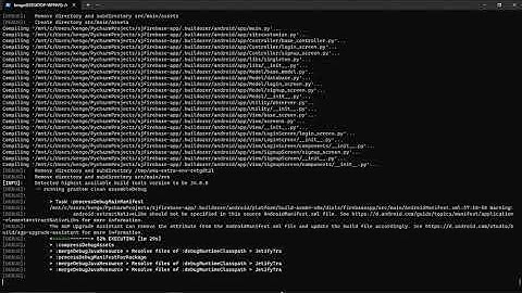 Fixing Buildozer crash in The Kivy Firebase Android App