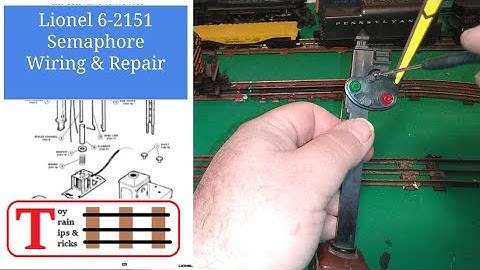 Hoe Lionel (MPC) 6-2151 Operating Semaphore te repareren en te bedienen