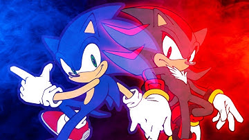 Sonic vs Shadow | Sprite Animation | feat. @RipBurnt