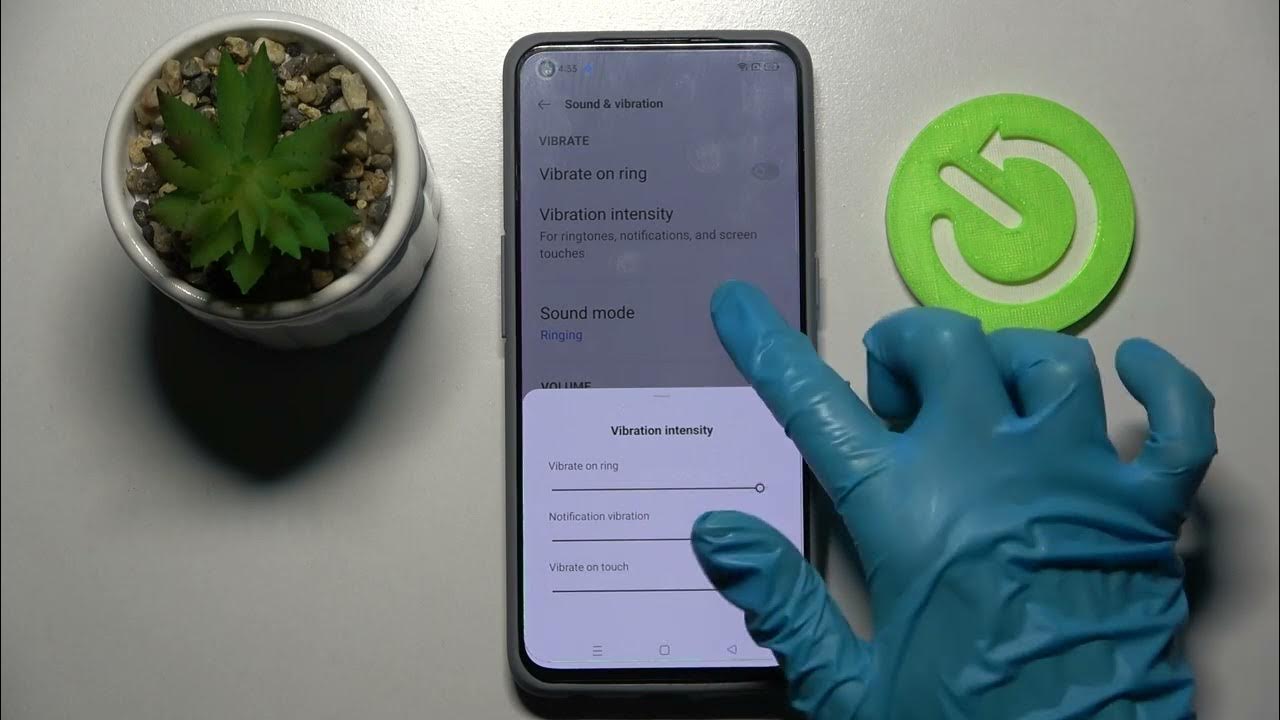How to Enter Vibration Settings on REALME GT MASTER EDITION Manage