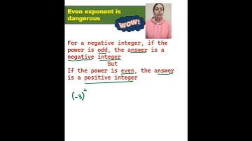 Odd vs Even Powers of Negative Numbers | Easy Explanation | TribeTopper | Sonal Ma’am | IBDP Math