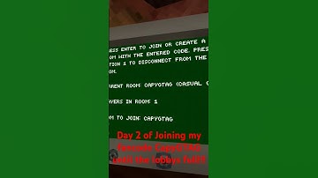 Day 2 of joining my fancode CapyGTAG until the lobby is full!!!