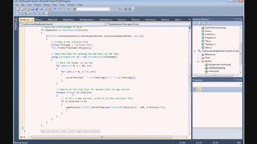 How to build a Pacman game in XNA - 27. MapBuilder - Save Collision Map Data