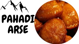 Pahadi arse recipe | Arsa recipe | गुड़ पीठा | Garhwali sweet dish recipe  | Uttrakhadi klyo recipe