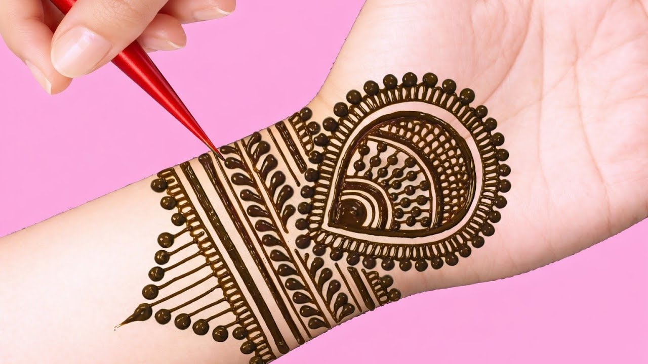 Front hand stylish simple mehndi designs | easy latest mehndi designs | wedding mehndi designs 