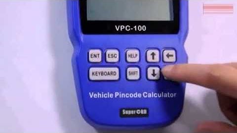 VPC 100 Vehicle PinCode Calculator Video