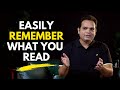 How to remember what you read  nishant kasibhatla