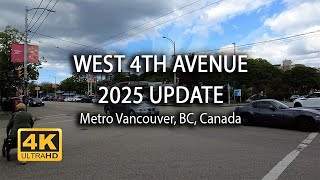 [4K] West 4th Avenue Update 2025 | Walking Tour | Island Times