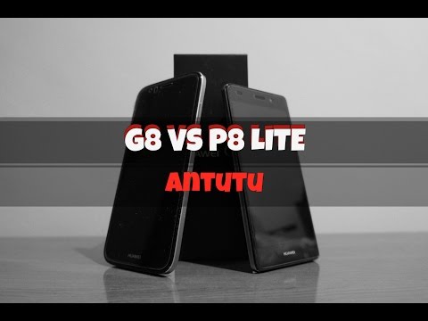 Antutu - Huawei G8 vs Huawei P8 Lite