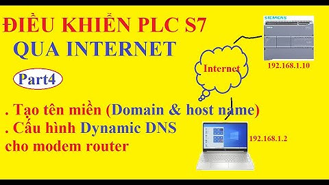 Kết nối và điều khiển PLC S7 qua internet. Create domain, host name [Tạo tên miền cho webserver]