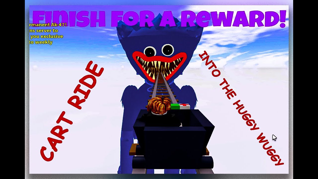 Cart Ride Into the Huggy Wuggy | Roblox #roblox #cartrideroblox - YouTube