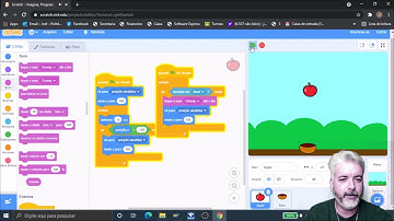 AULA DE PROGRAMAÇÃO - Jogo das maças no Scratch.