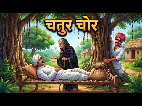 💠 चतुर चोर | Hindi Moral Story | शिक्षाप्रद कहानी | Bedtime cartoon  story thumbnail
