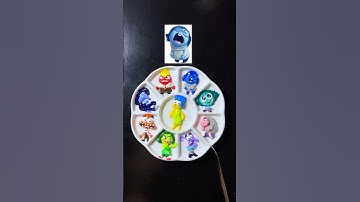 Guess the mixed colors of Inside out 2  #insideout2 #insideout #colormixing #satisfying #asmr