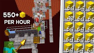 BEST Gold Farm Minecraft Java 26.1 | 550+ Gold Blocks/Hour! (Spear + Looting III)