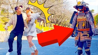 #47 SAMURAI Mannequin Prank in Kyoto Japan | Shogun prank & Best reactions at Kiyomizu Temple