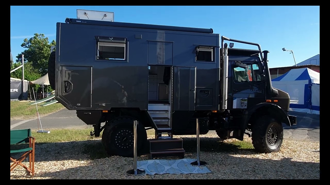 Mercedes Unimog expedition vehicle tour.  Action Mobil Atacama 4000. More details in description!