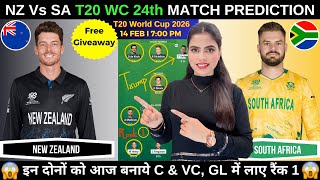 NZ vs SA Today Match Prediction | NZ vs SA Dream11 Prediction | T20 World Cup 2026 24th Match screenshot 5