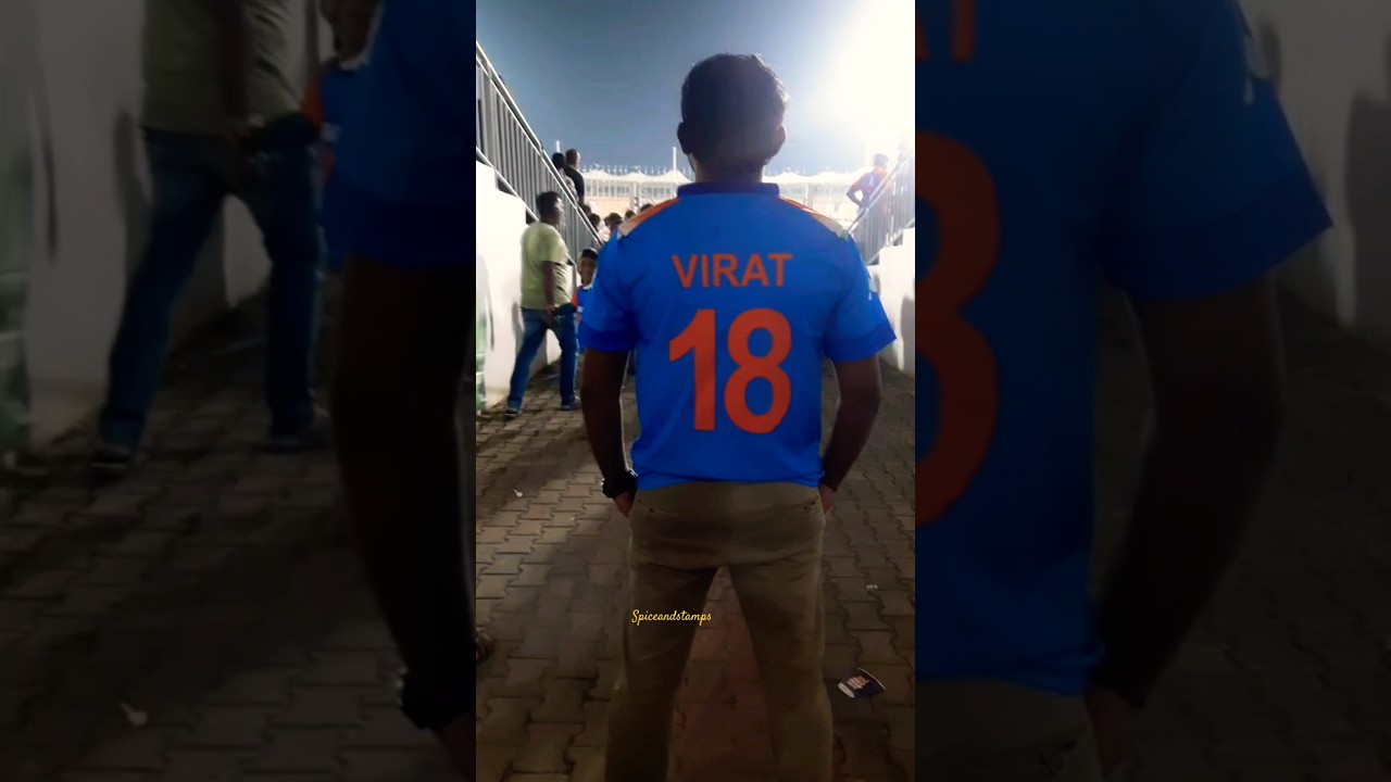 Our First live match experience in Chepauk 😎