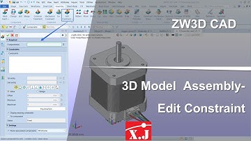 ZW3D CAD - Constraint - Edit Constraint