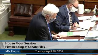 House Floor Session - part 1  4/28/20