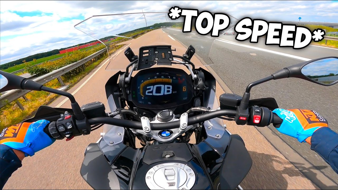 ЕЗДА НА НОВОМ BMW R1250GS Adventure *Тест максимальной скорости и визит в BRABUS*