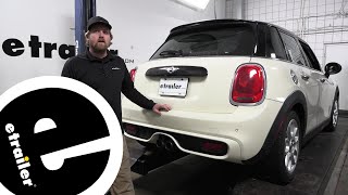 etrailer | 2017 Mini Cooper EcoHitch Hidden Trailer Hitch Receiver: Complete Installation