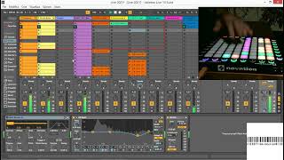 Tribevolution live 21 record- AbletonLive 10 Novation launchpad pro - liveset Tekno Tribe old school