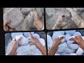 ASMR Lover 😋#dusty😷 1st vedio #white #mud 2nd #black #concret #floorcrumbling #bombastic #satisfying