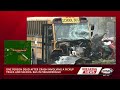 Deadly crash involving school bus and pickup truck in Marlborough