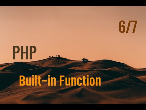 แนะนำการใช้งานฟังก์ชันพื้นฐานสำหรับ php