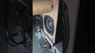 bass test on a 3inch woofer!#bass #basstest #fyp  #excursion #subwoofer